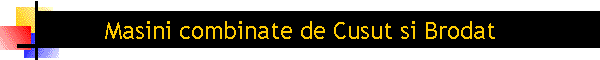 Masini combinate de Cusut si Brodat